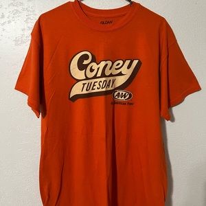 Coney Tuesday A&W Tee Size L